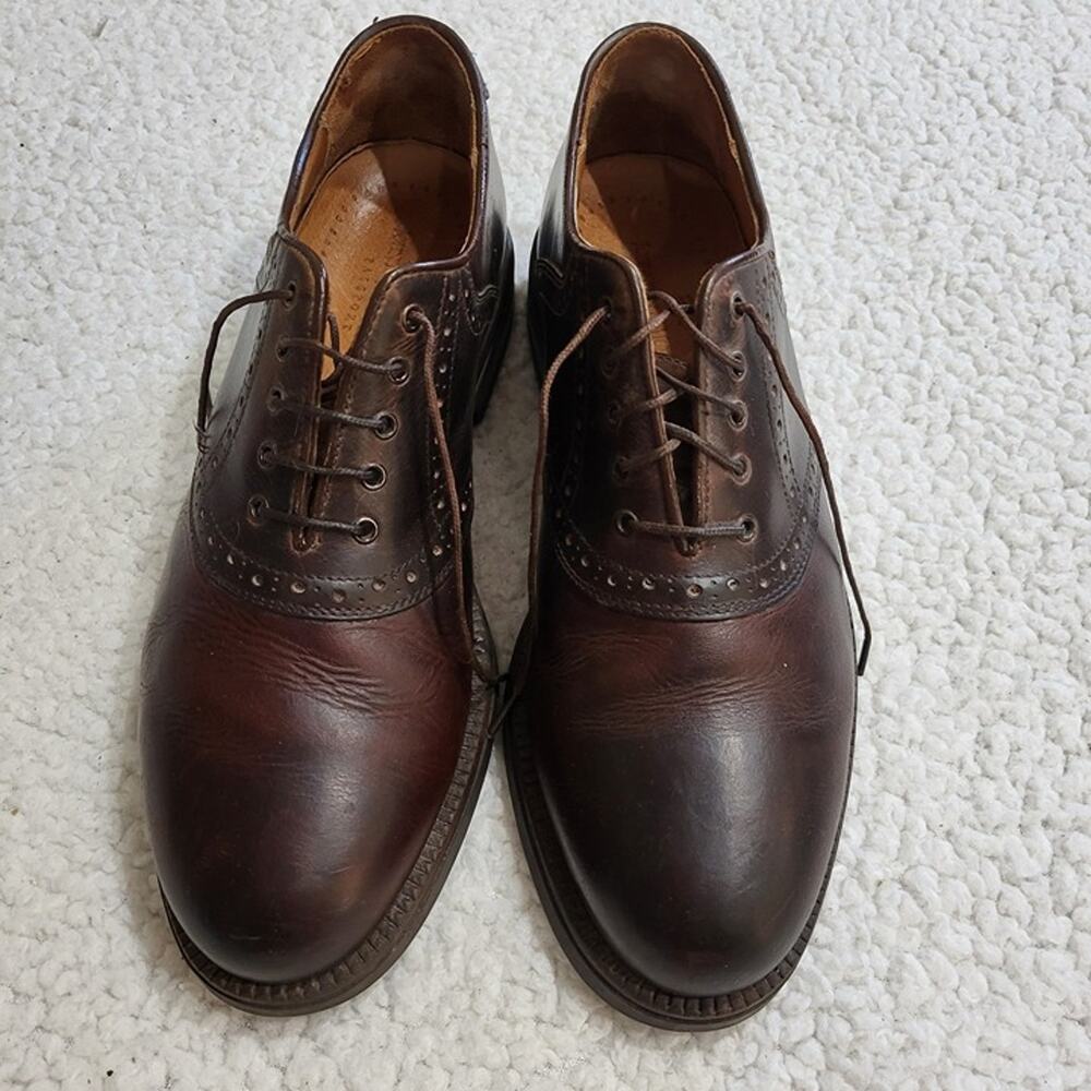 Johnston & Murphy Passport Men's Dress brown leather Shoes 9